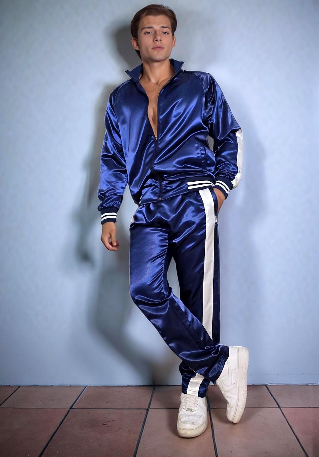 トップス natto premium nylon setup / navy premium nylon setup / navy（プレミアムナイロンセットアップ