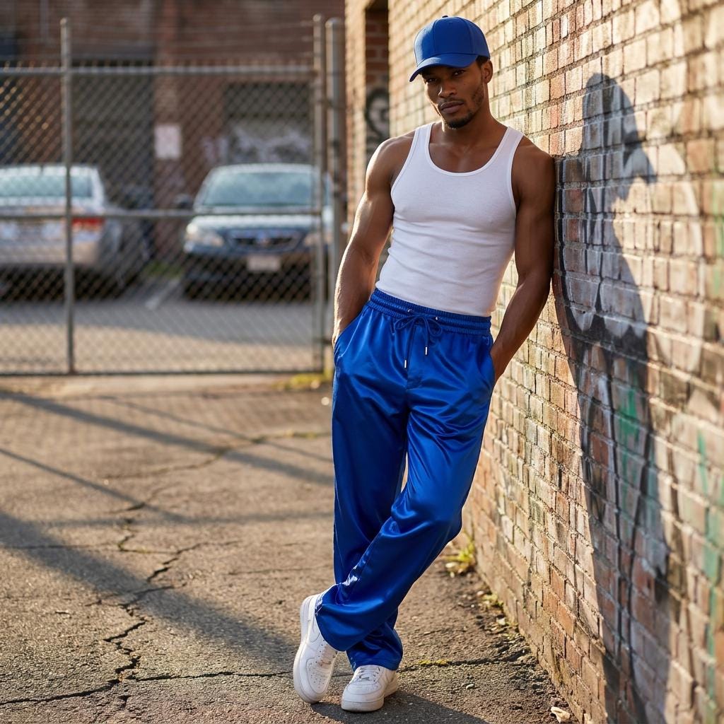 Mens Royal Blue Pants
