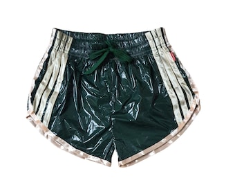 Short Sprinter UltraGloss : Short de sport en nylon PU vert