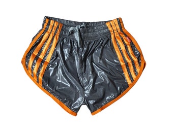 UltraGloss Sprinter Shorts: PU Nylon Sport Short