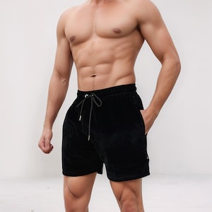 Chic Black Velvet Shorts, Velvet fabric, shiny short, Chic Velvet Short Styles