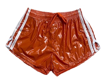 Short de sprint de sport en nylon PU avec short rétro élastique