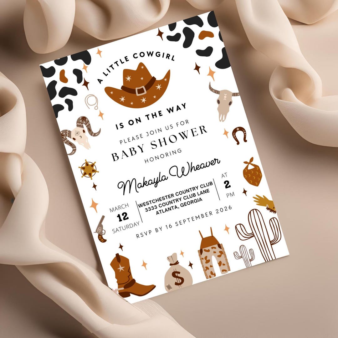 western baby shower ideas