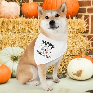 Halloween Dog Collar | Pet Bandana Collar | Halloween Dog Bandana | Happy Howl-O-Ween | Trick or Treat Dog | Halloween Gift