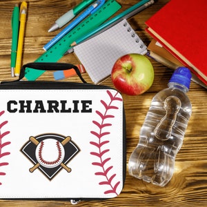 Kinder Baseball Lunch Bag | Personalisierte Lunchbox für Kinder | Isolierte Schultüte | Baseball Geschenk | Geschenk für Ihn | Kinderrucksack
