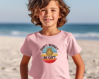 Capybara Kids Tee Shirt: Vintage Animal Lover T-Shirt