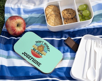 Personalized Capybara Bento Box: Kids School Lunch Container