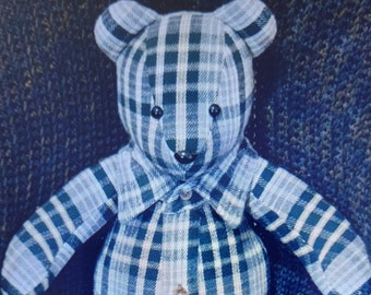 Custom Memory Bear Made From Your Loved Ones Clothing