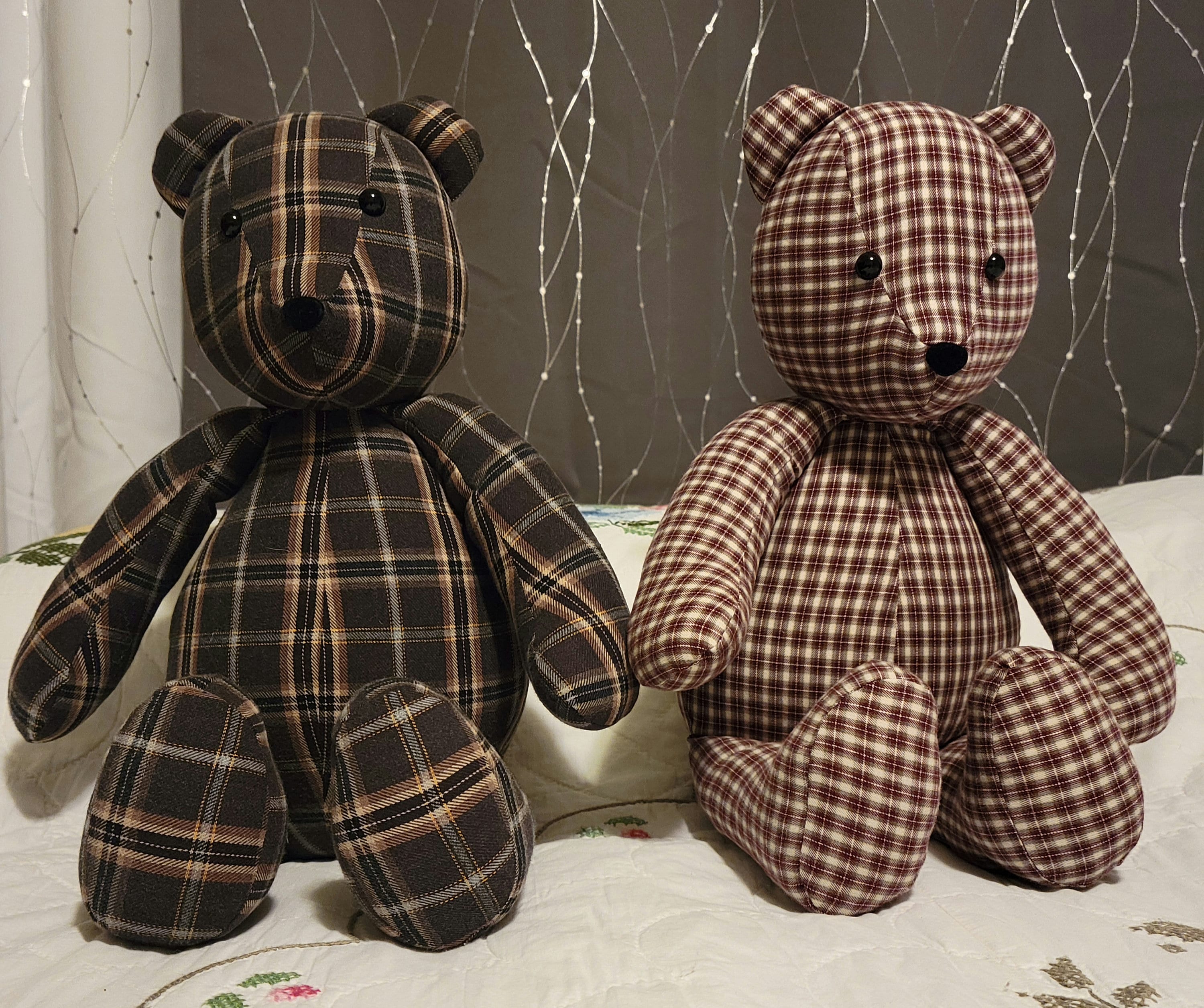 Memorial Bears Made With Loved Ones Clothing