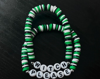 Witch Please Bracelet Set | Halloween | Halloween Jewelry | Halloween Bracelet
