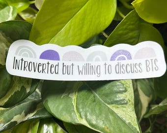 BTS Introverted but Willing to Discuss BTS Sticker