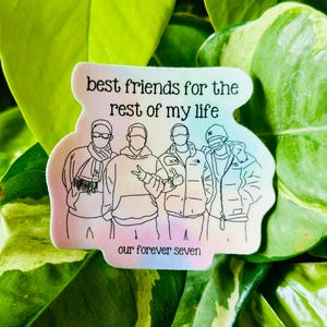 BTS Jimin & Jungkook&#39;s Enlistment Best Friends Aufkleber