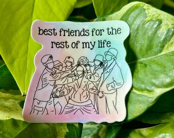 BTS jhope&#39;s Enlistment Best Friends Sticker