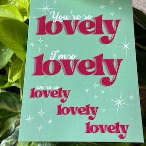 BTS Jimin Lovely, Lovely, Lovely 5x7 Art Print