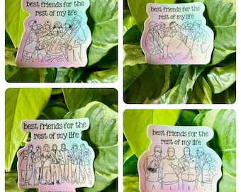 BTS Military Enlistment Best Friends Sticker Pack