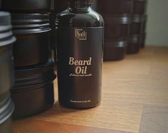 Tobacco and vanilla premium handmade beard oil