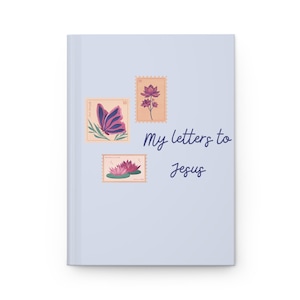 Cuaderno de cartas a Jesús, diario de oración, regalo de bautismo para adolescentes, amor de Dios, regalo de los padrinos, campamento de la iglesia, viaje misionero
