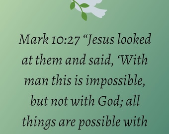 Mark 10:27