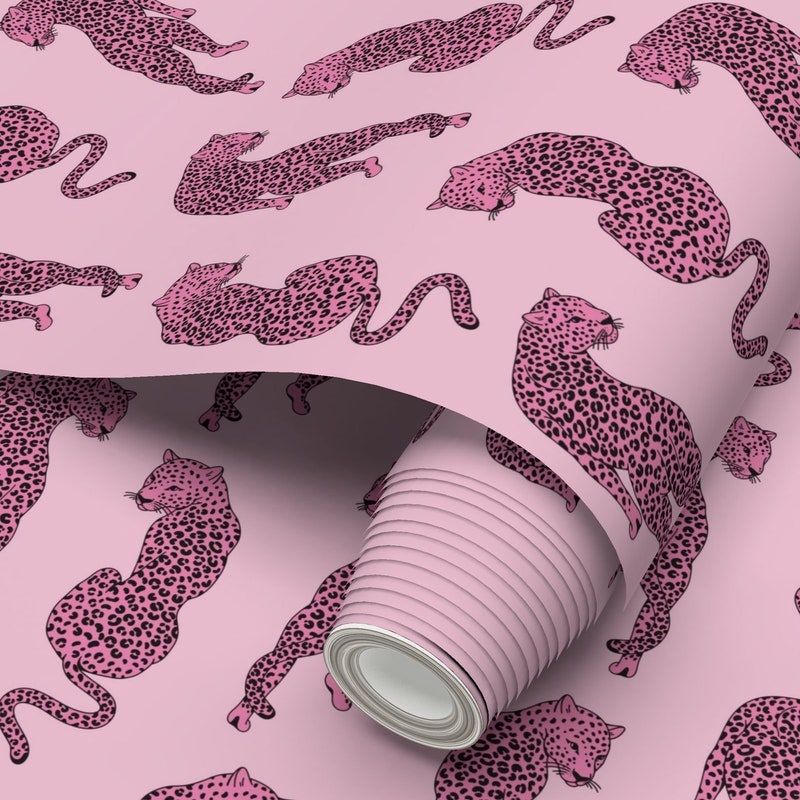Pink Cheetah Floor Mat