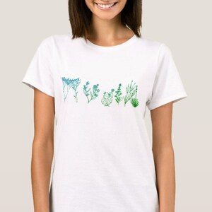 Camiseta plantas medicinales (mujer)