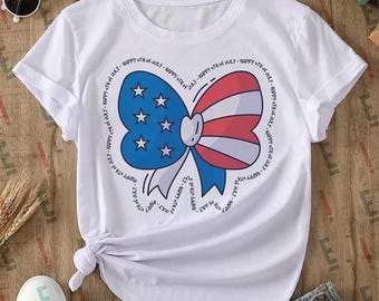 USA Coquette Bow PNG, Memorial Coquette Bow Png, 4th of july Girl, Fourth Of July clipart, USA flag bow, Patriotic bow, Soft Girl Aesthetic