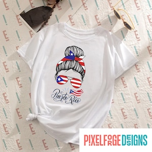 Puerto Rican woman messy bun png,  National Hispanic Heritage Month Design, Traditional Puerto Rico Elements, Proud Puerto Rican Latina png