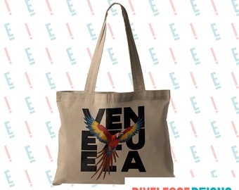 Venezuela Guacamaya roja PNG 300 DP, Venezuelan Freedom Design, Instant Download for T-Shirts, Mugs, Tote Bags and more