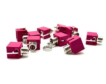 Teian MAGENTA Beryllium Copper 3.5mm PJ-301 Jack sockets 30PCS for eurorack