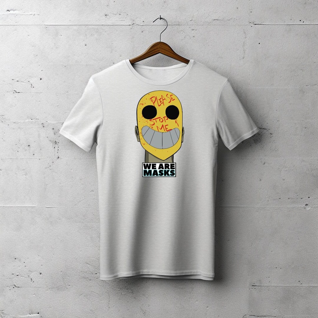 WE ARE MASKS Manhunt Tshirt Unisex 100 Cotton Etsy