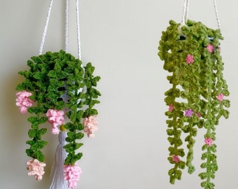 TWO Patterns - Crochet Vines with Flowers Step By Step Pattern