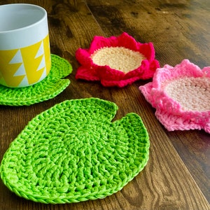Crochet Lotus and Leaf Pattern
