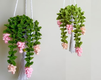 Crochet Vines with Dangling Flowers Pattern