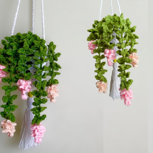 Crochet Vines with Dangling Flowers Pattern