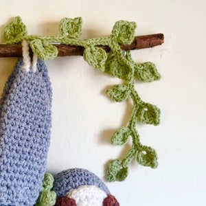 Crochet Leaf Branch Pattern