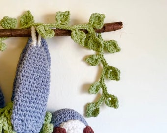 Crochet Leaf Branch Pattern