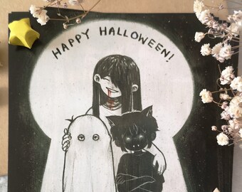 White Space Halloween! (OMORI print)