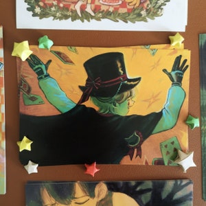 Lyney, la magicienne (impression Genshin)