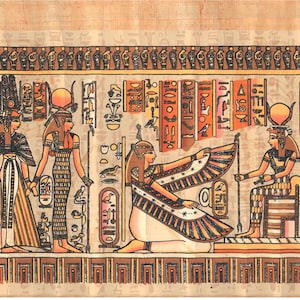 Ancient Egyptian Pharaonic Luminescent Papyrus