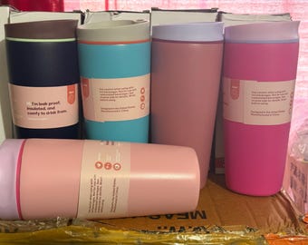 Personalized Owala Inspired Coffee Tumbler: 20oz Leakproof, Laser Engraved