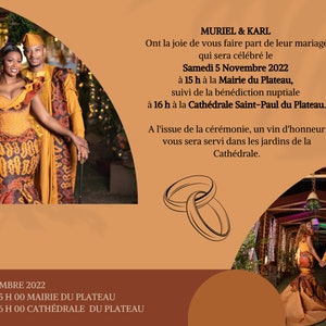Faire-Part de mariage numérique / Electronic Wedding Invitation