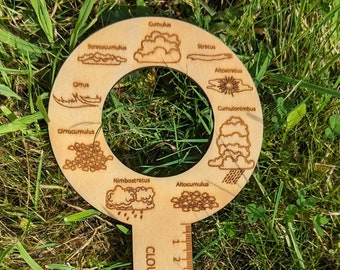 Cloud Indentification Viewer, Forest School, Primary education resource, ship worldwide.