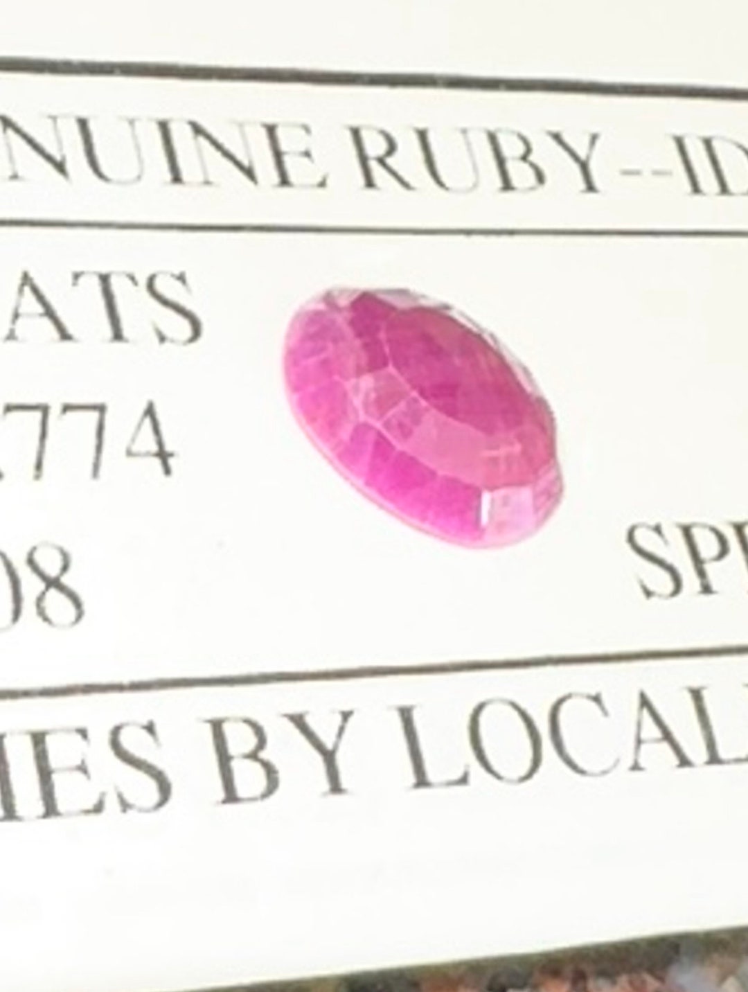 RARE Genuine Ruby 5.20 Carat - Etsy
