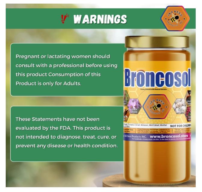 BRONCOSOL MAX - Honey Syrup With Zaffon, Eucalyptus, Limes, Ginger ...