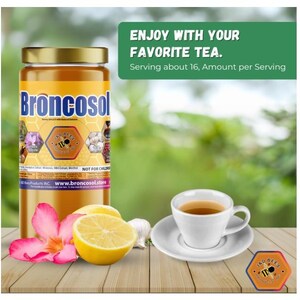 BRONCOSOL MAX - Honey Syrup With Zaffon, Eucalyptus, Limes, Ginger ...