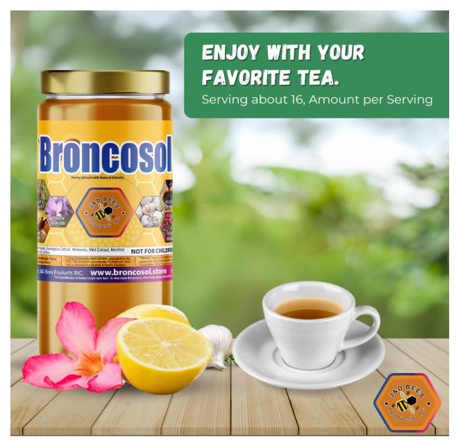 BRONCOSOL MAX - Honey Syrup With Zaffon, Eucalyptus, Limes, Ginger ...