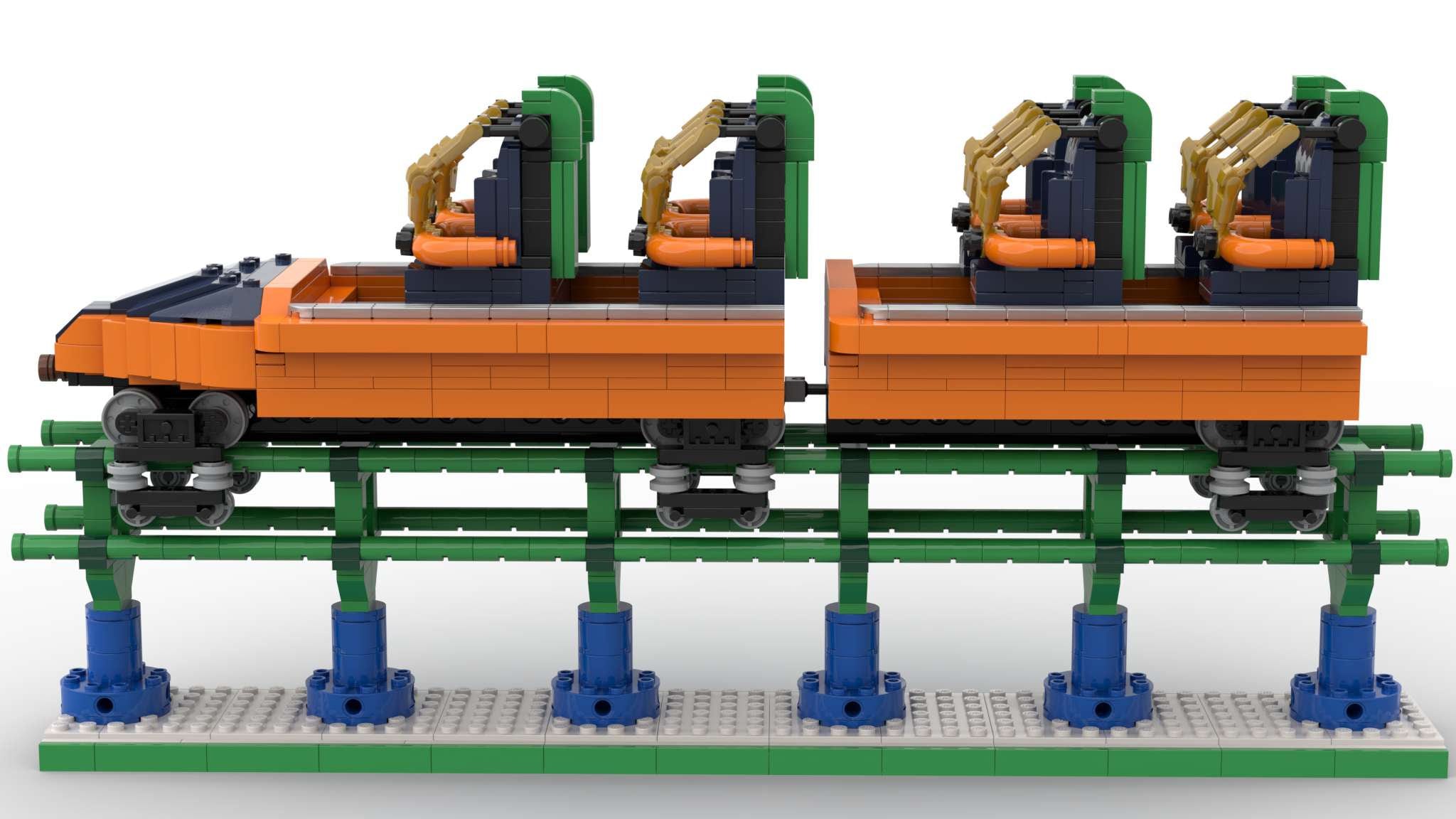 KINGDA KA - Orange Train - Six Flags Great Adventure ( Only