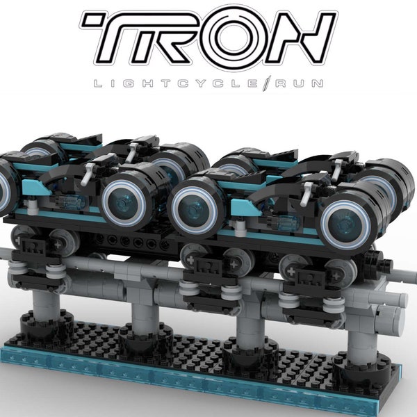 TRON Lightcycle / Run - Walt Disney World's Magic Kingdom ( only instructions and parts list )