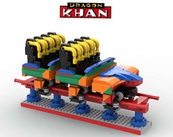 DRAGON KHAN - PortAventura World ( only instructions and parts list )