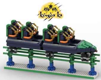 KINGDA KA - Blue train - Six Flags Great Adventure ( only instructions and parts list )