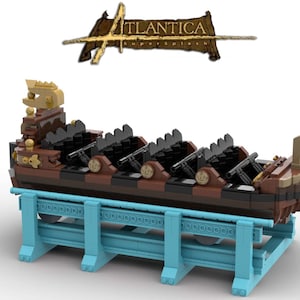 ATLANTICA SUPERSPLASH - Europa Park ( only instructions and parts list )